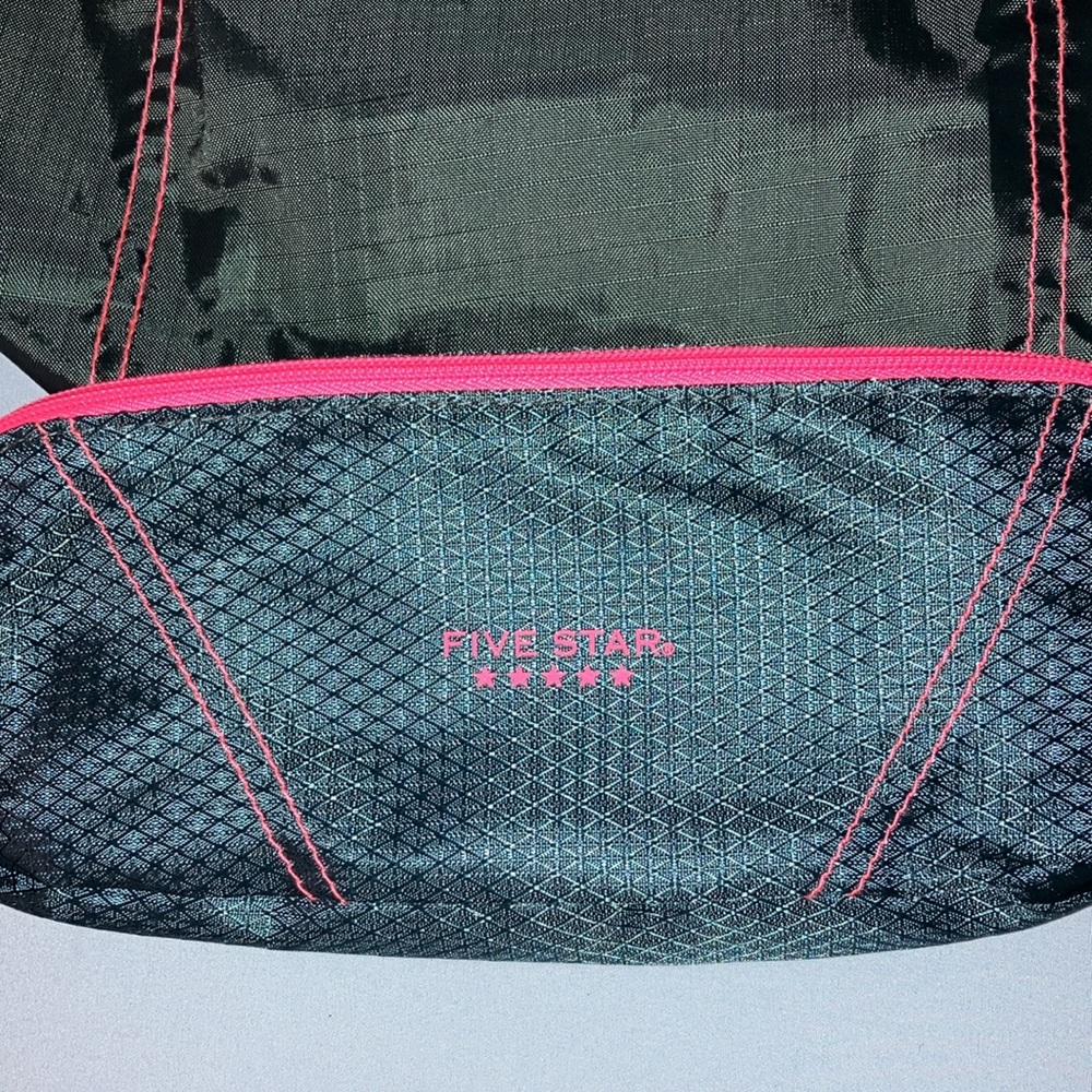 Nwot) Blue (Lightweight) Drawstring Back Pack - image 2